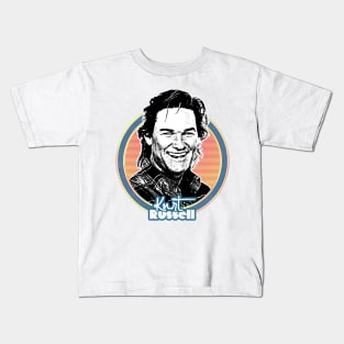 Kurt Russell /// Retro Style Fan Art Design Kids T-Shirt